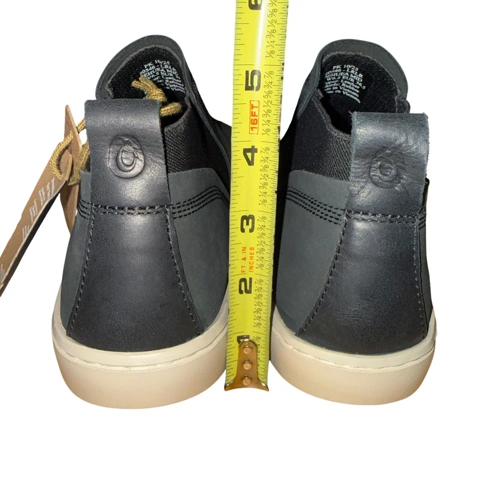 NEW OluKai Pehuea Mid Womens 6.5 Bootie Lava Rock Black Waterproof Leather 20546